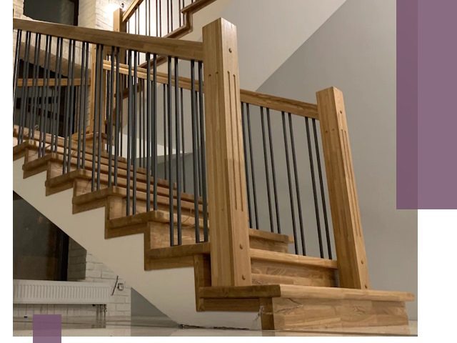 Реставрация деревянных и металлических лестниц в Вязниках