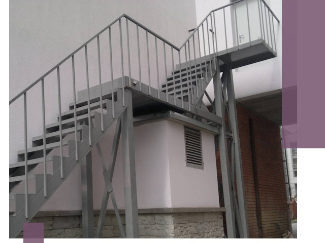 Монтаж пожарных лестниц под ключ в Вязниках с гарантией качества