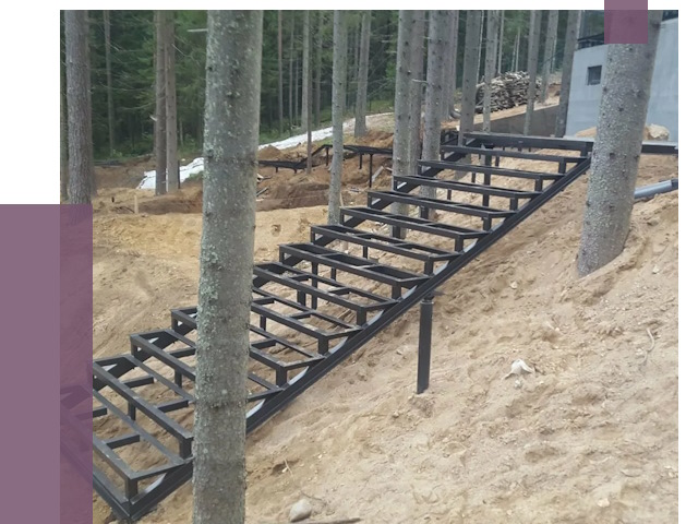 Монтаж металлических лестниц в Вязниках от 14155 руб. 