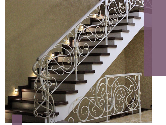Кованые лестницы под ключ в Вязниках — изготовление и монтаж