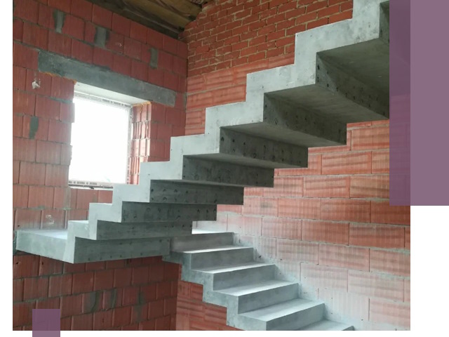 Бетонные лестницы под ключ в Вязниках: монтаж, демонтаж, ремонт