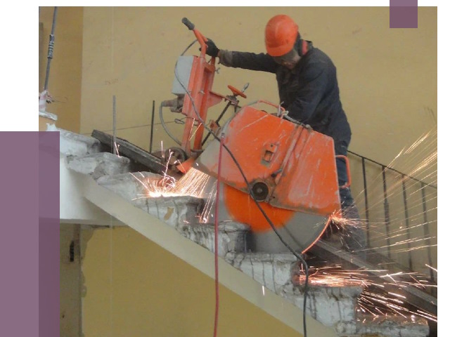 Демонтаж бетонных лестниц в Вязниках от 4807 руб. за м2 | ПРОЛЁТ-Взн