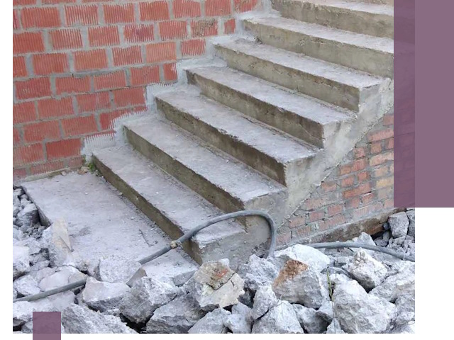 Демонтаж бетонных лестниц в Вязниках: быстро и безопасно