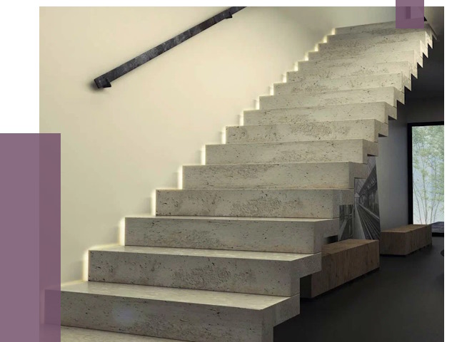 Облицовка бетонных лестниц в Вязниках от 4807 руб/м2