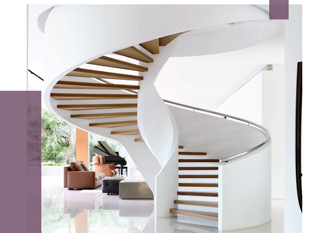 Винтовые лестницы в Вязниках под ключ от 50744 руб. | ПРОЛЁТ-Взн