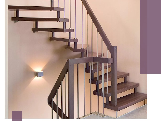 Изготовление лестниц на больцах в Вязниках под ключ