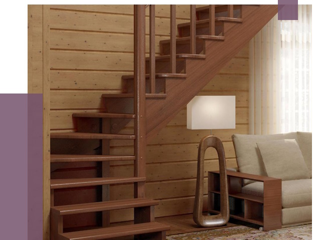 Лестницы эконом класса в Вязниках от 19069 руб. бюджетные решения