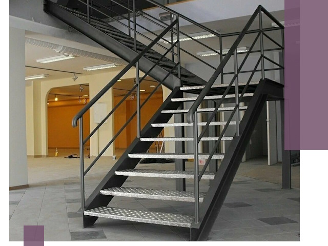 Лестницы для офиса в Вязниках: изготовление, монтаж, демонтаж