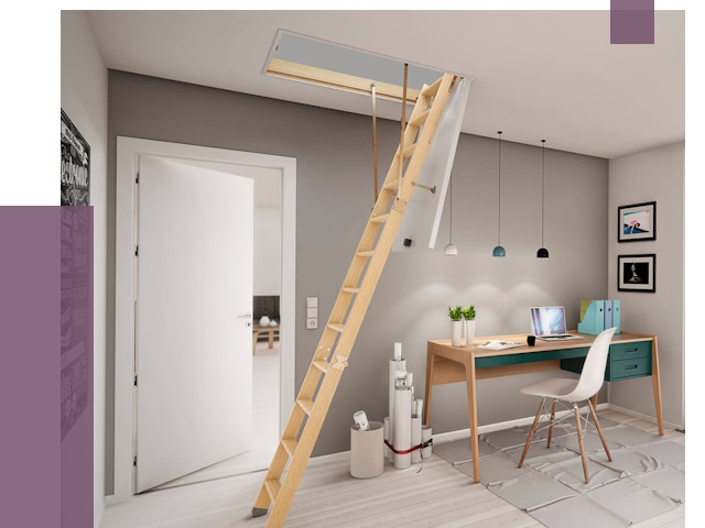 Чердачные лестницы в Вязниках — от 15223 руб. | ПРОЛЁТ-Взн