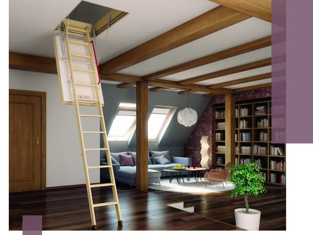 Чердачные лестницы под ключ в Вязниках: изготовление и монтаж