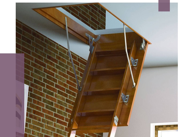 Установка чердачной лестницы в Вязниках от 8172 руб. | ПРОЛЁТ-Взн