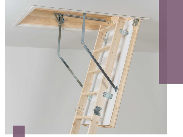 Установка чердачной лестницы под ключ в Вязниках