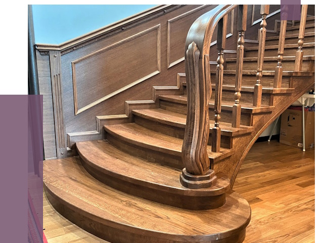 Дубовые лестницы под ключ в Вязниках от 184282 руб. — ПРОЛЁТ-Взн