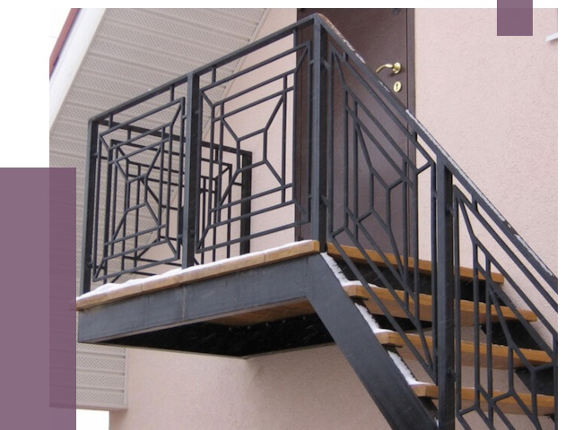 Металлические перила в Вязниках от 4487 руб.  | ПРОЛЁТ-Взн