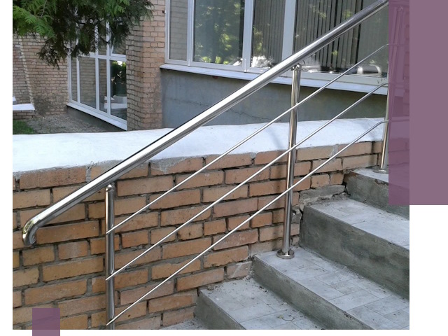 Перила из нержавеющей стали высокого качества в Вязниках