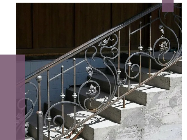 Кованые перила в Вязниках от 9081 руб. под ключ — качество от ПРОЛЁТ-Взн