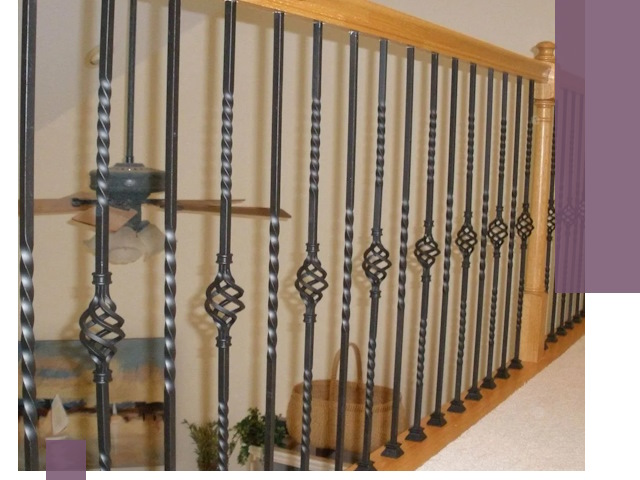 Изготовление и монтаж кованных перил в Вязниках под ключ