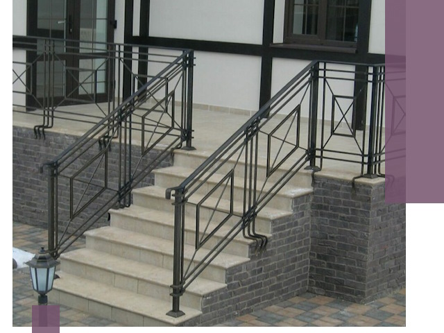 Перила для крыльца в Вязниках — монтаж, изготовление и установка