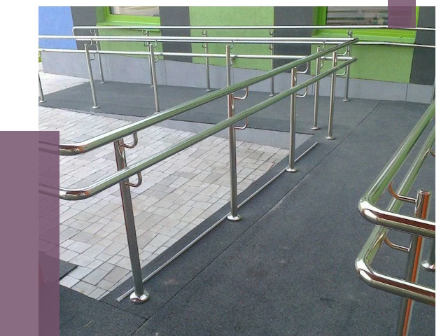 Ограждения пандусов в Вязниках от 4540 руб. монтаж | ПРОЛЁТ-Взн