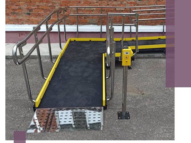 Изготовление наклонных пандусов для инвалидов в Вязниках