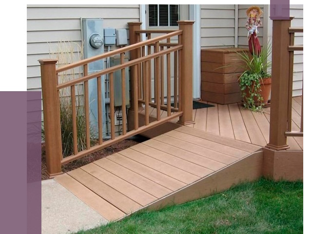 Пандус на крыльцо в Вязниках под ключ от 8119 руб. 