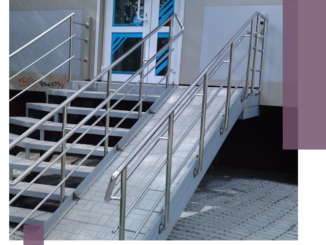 Пандус на крыльцо под ключ в Вязниках: монтаж и изготовление