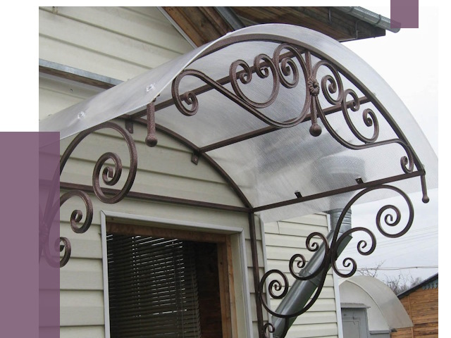 Изготовление козырьков в Вязниках от 7692 руб. — заказать | ПРОЛЁТ-Взн