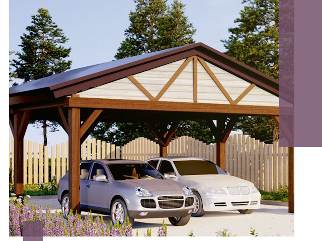 Навесы для автомобиля в Вязниках — изготовление и монтаж