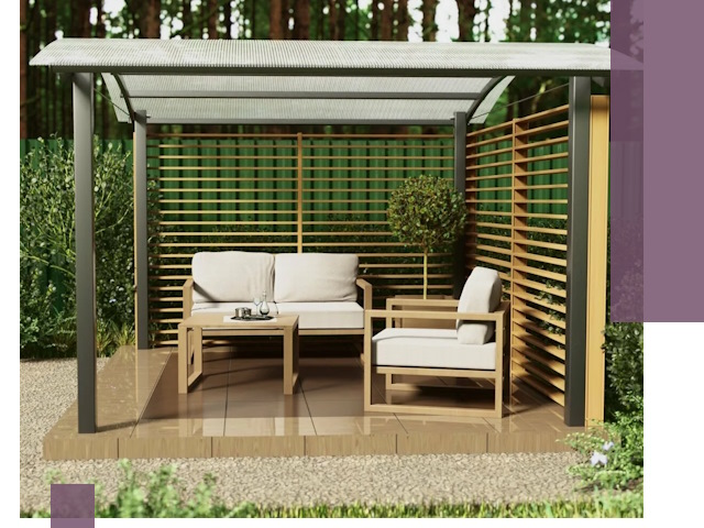 Навесы для дачи в Вязниках: изготовление, монтаж и демонтаж