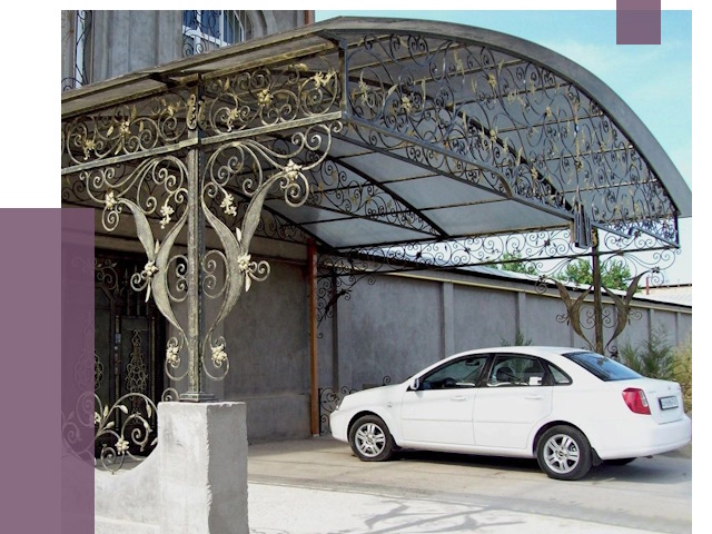 Кованые навесы в Вязниках от 15223 руб. | ПРОЛЁТ-Взн