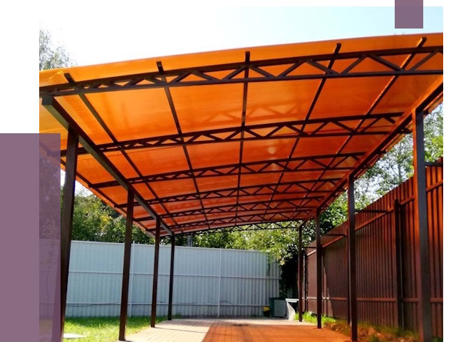 Односкатные навесы под ключ в Вязниках от 13728 руб. 