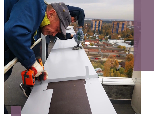 Монтаж парапетов в Вязниках — установка прочных металлических ограждений