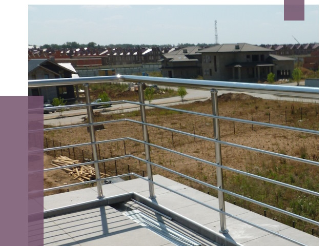 Парапеты из нержавеющей стали в Вязниках от 8333 руб. за м² | ПРОЛЁТ-Взн