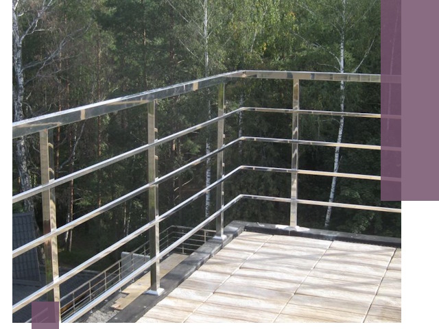 Парапеты из нержавеющей стали в Вязниках — изготовление и монтаж