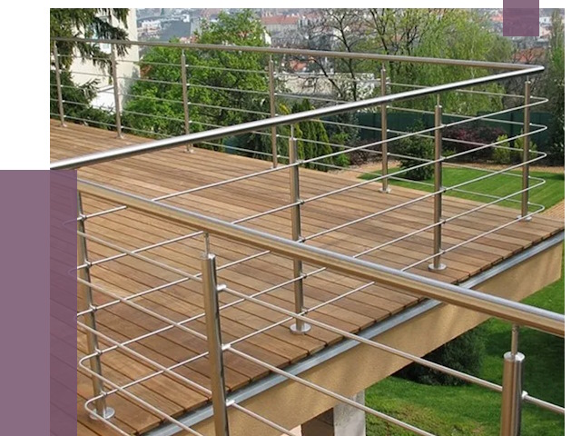 Алюминиевые парапеты в Вязниках под ключ от 8119 руб. 