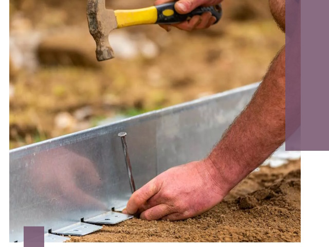 Монтаж металлических бордюров в Вязниках быстро и качественно