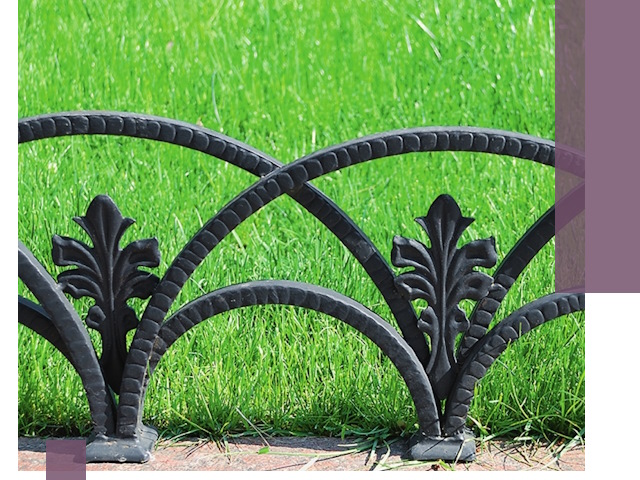 Декоративные металлические бордюры под ключ в Вязниках