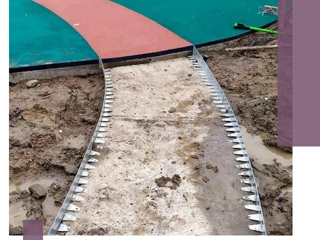 Металлические бордюры для дорожек в Вязниках — монтаж и изготовление