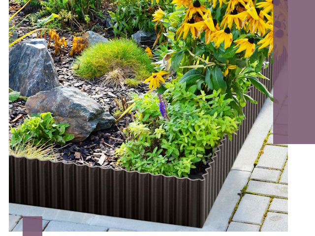 Металлические бордюры для клумб в Вязниках — производство и монтаж