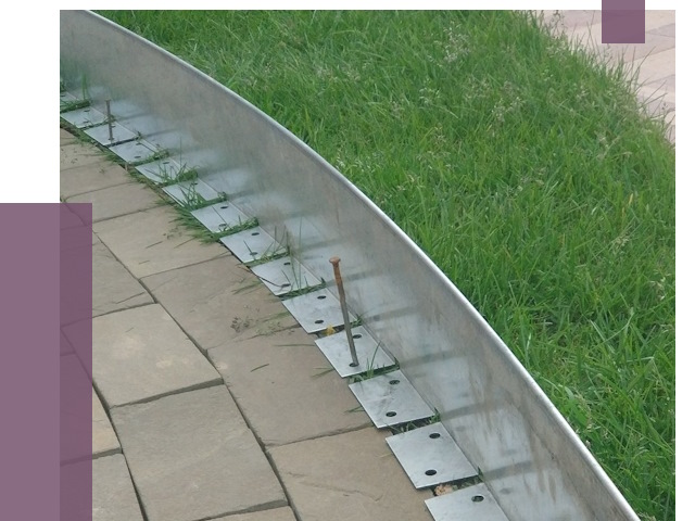 Металлические бордюры для тротуаров в Вязниках от 9081 руб.