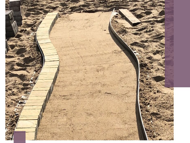 Металлические бордюры для тротуаров в Вязниках — прочные и долговечные