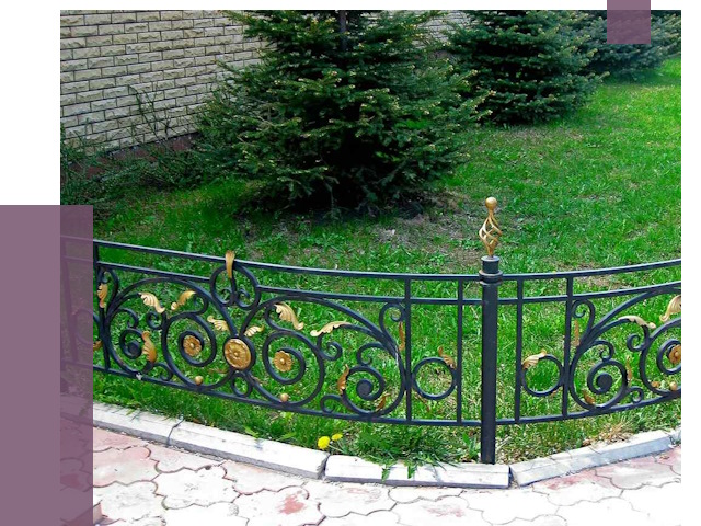 Кованые газонные ограждения в Вязниках от 7959 руб. — ПРОЛЁТ-Взн