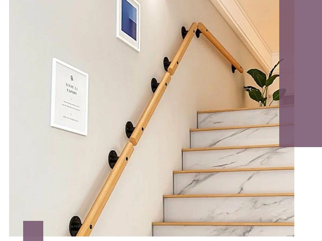 Поручни металлические и деревянные под ключ в Вязниках