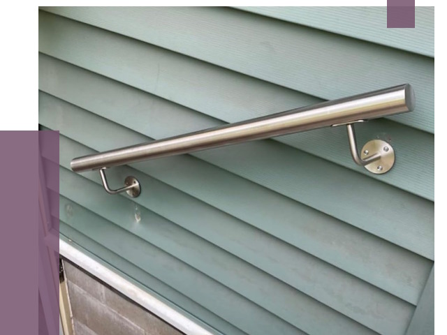 Поручни из нержавеющей стали в Вязниках от 8012 руб.  | ПРОЛЁТ-Взн